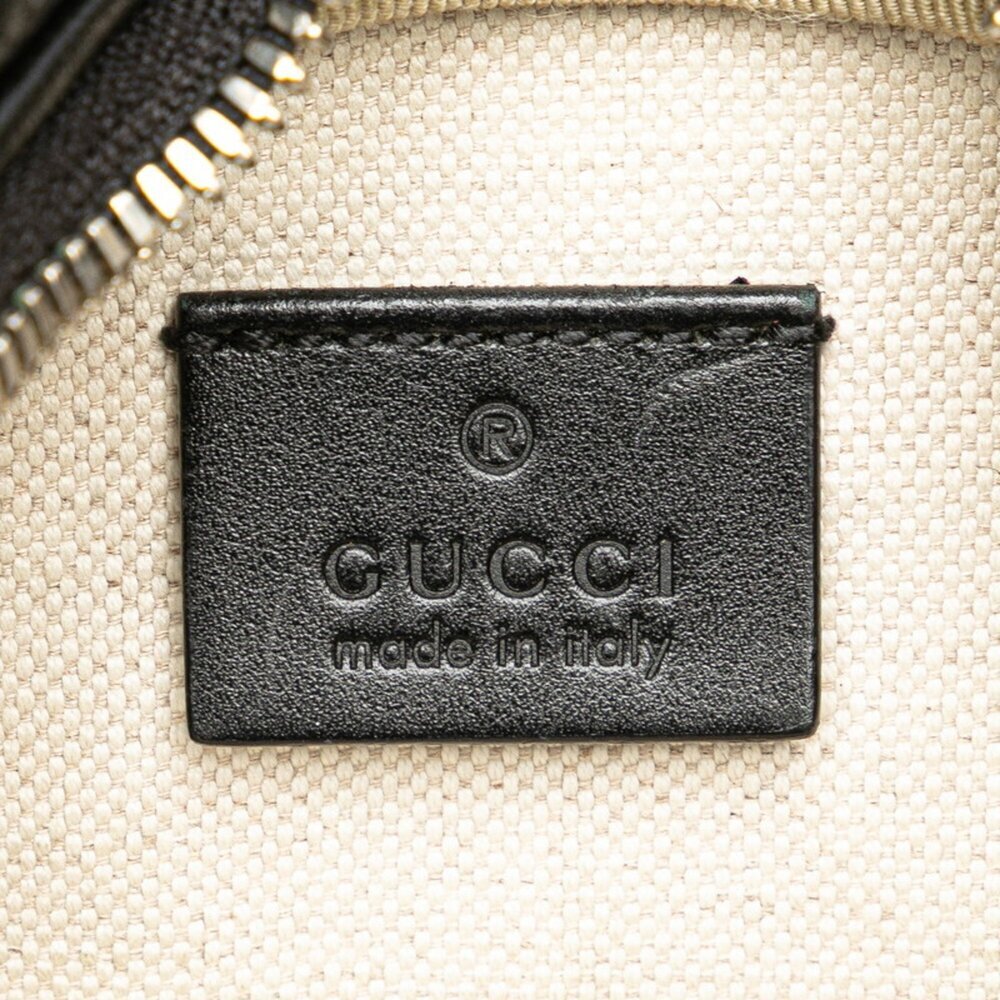 GUCCI Black Leather Fanny Pack - Picture 8 of 10